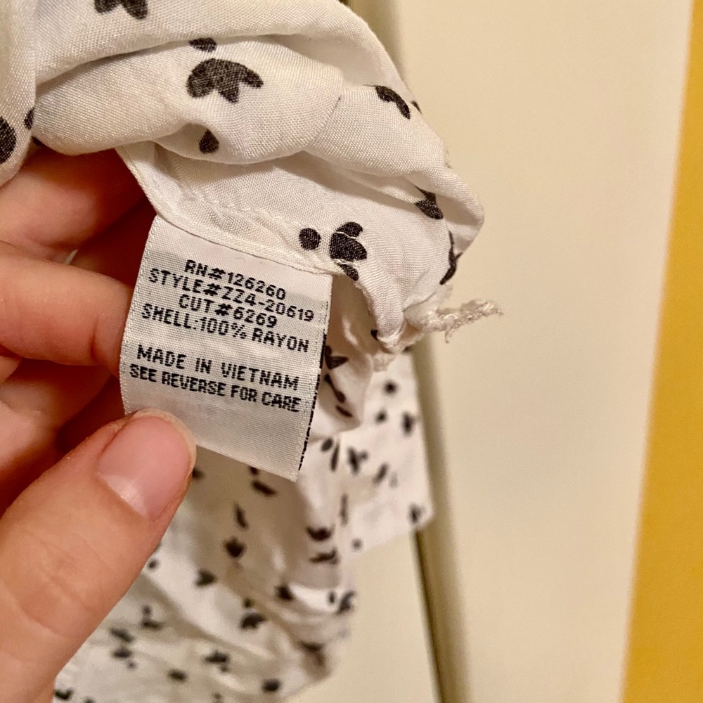 Velvet Heart Bird Print Button Down - Picture 4 of 4